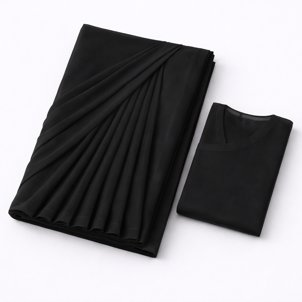 Signature Black Georgette Ready to Wear Saree