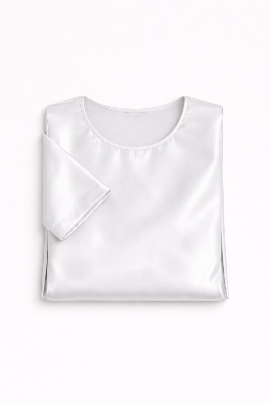 Signature White Satin Kurti