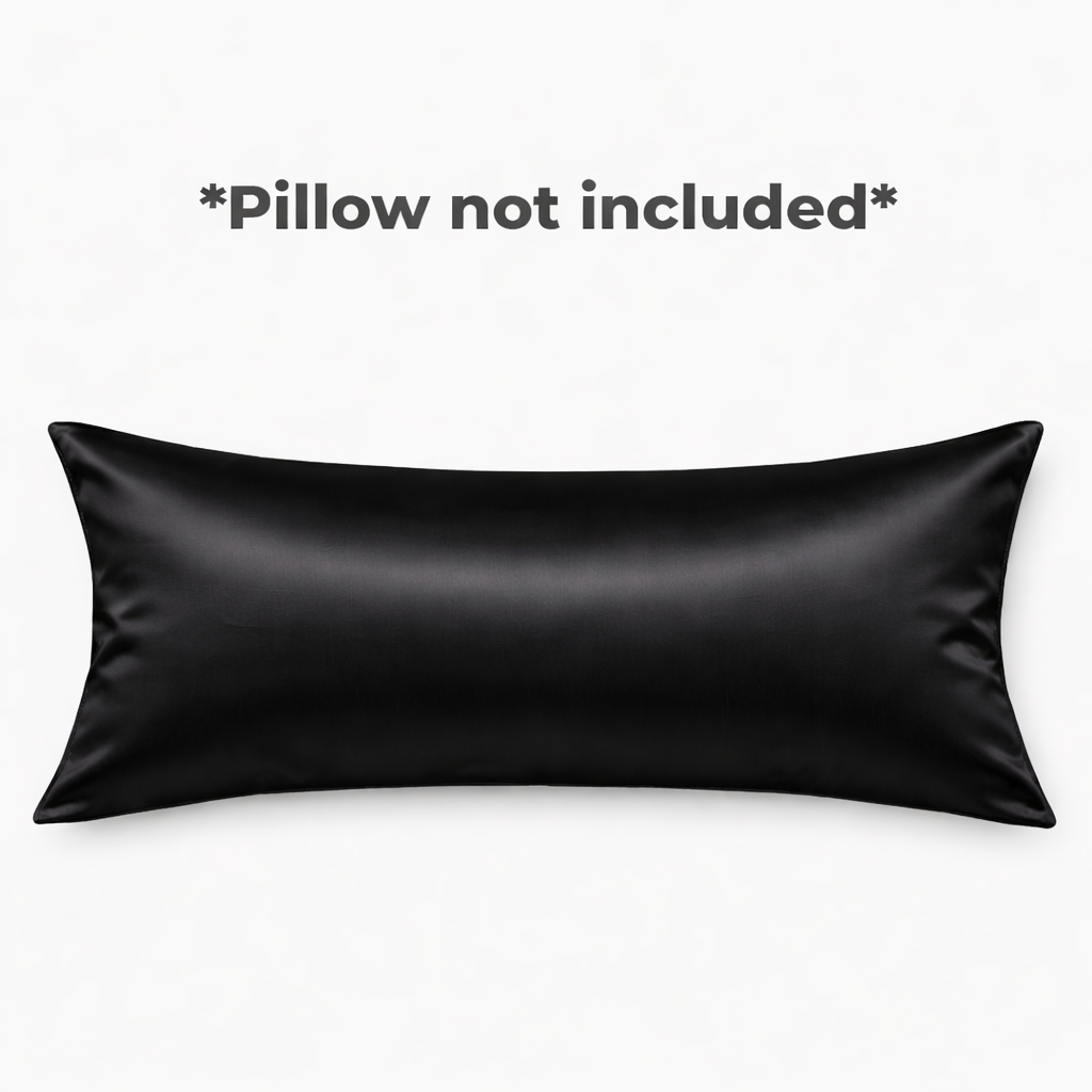 Garmica™ Luxury Body Satin Pillow Cover| Luxury Cuddle Satin Pillow Cover| 50x19 Inches | Hair & Skin Friendly, Ultra Soft Luxury Pillowcase for Full Body Support