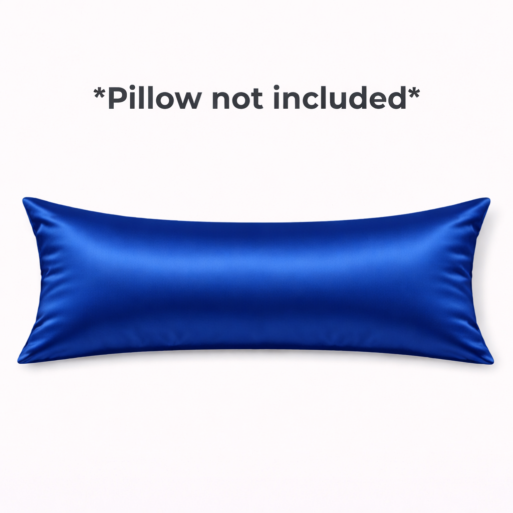Garmica™ Luxury Body Satin Pillow Cover| Luxury Cuddle Satin Pillow Cover| 50x19 Inches | Hair & Skin Friendly, Ultra Soft Luxury Pillowcase for Full Body Support