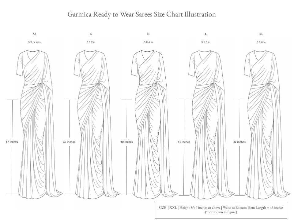 Signature White Georgette Ready to Wear Saree