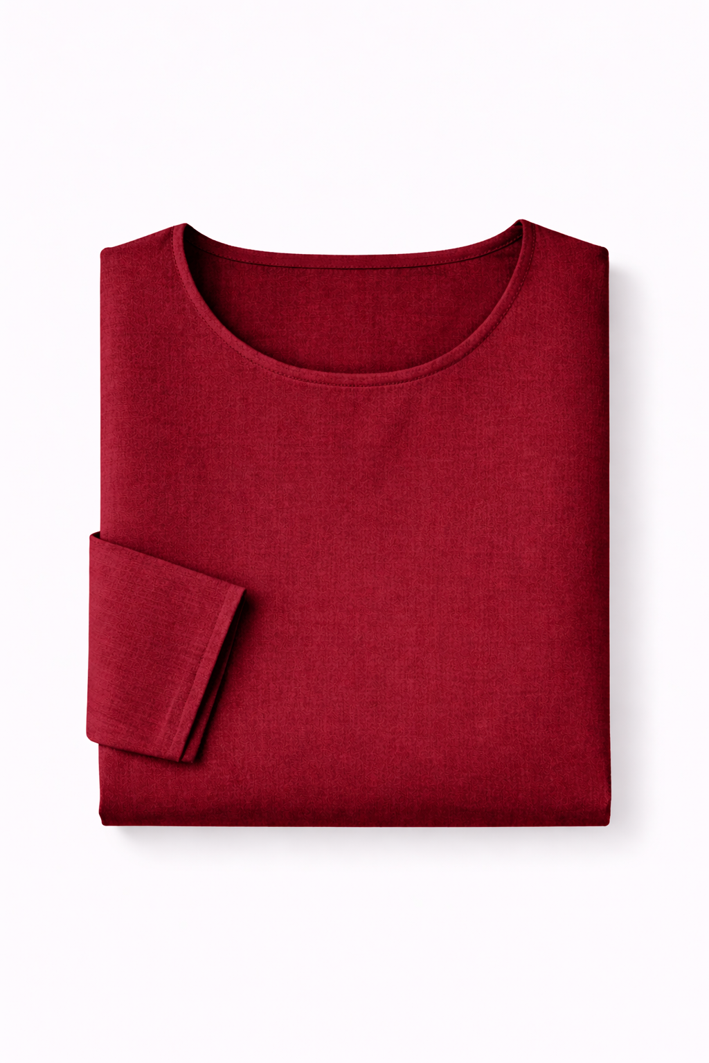 Maroon Glace Cotton Kurti