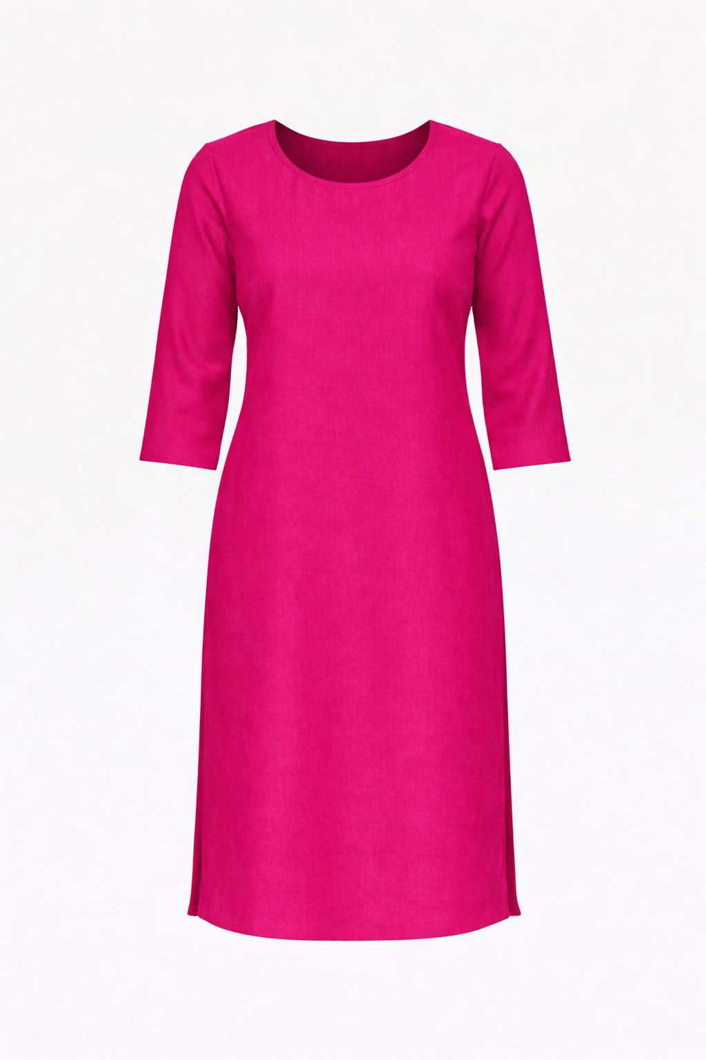 Pink Glace Cotton Kurti