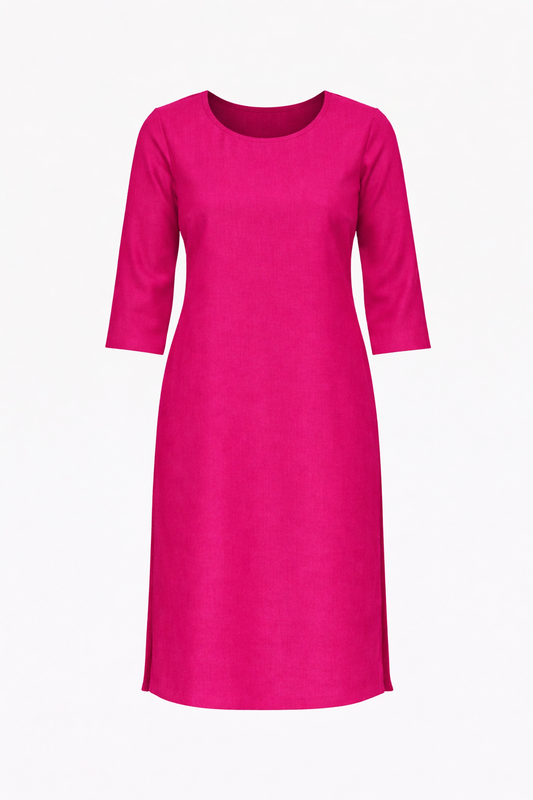 Pink Glace Cotton Kurti
