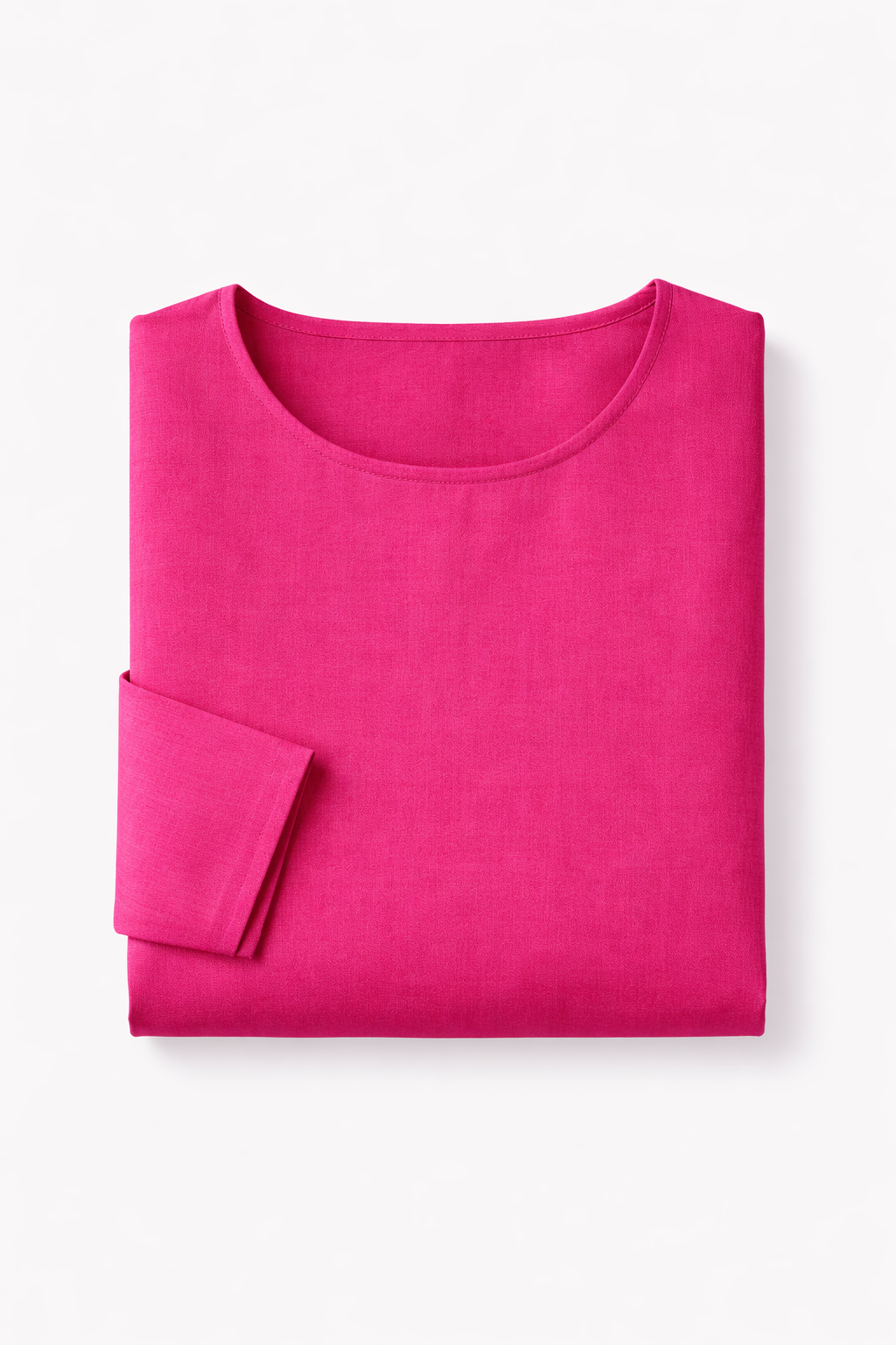 Pink Glace Cotton Kurti