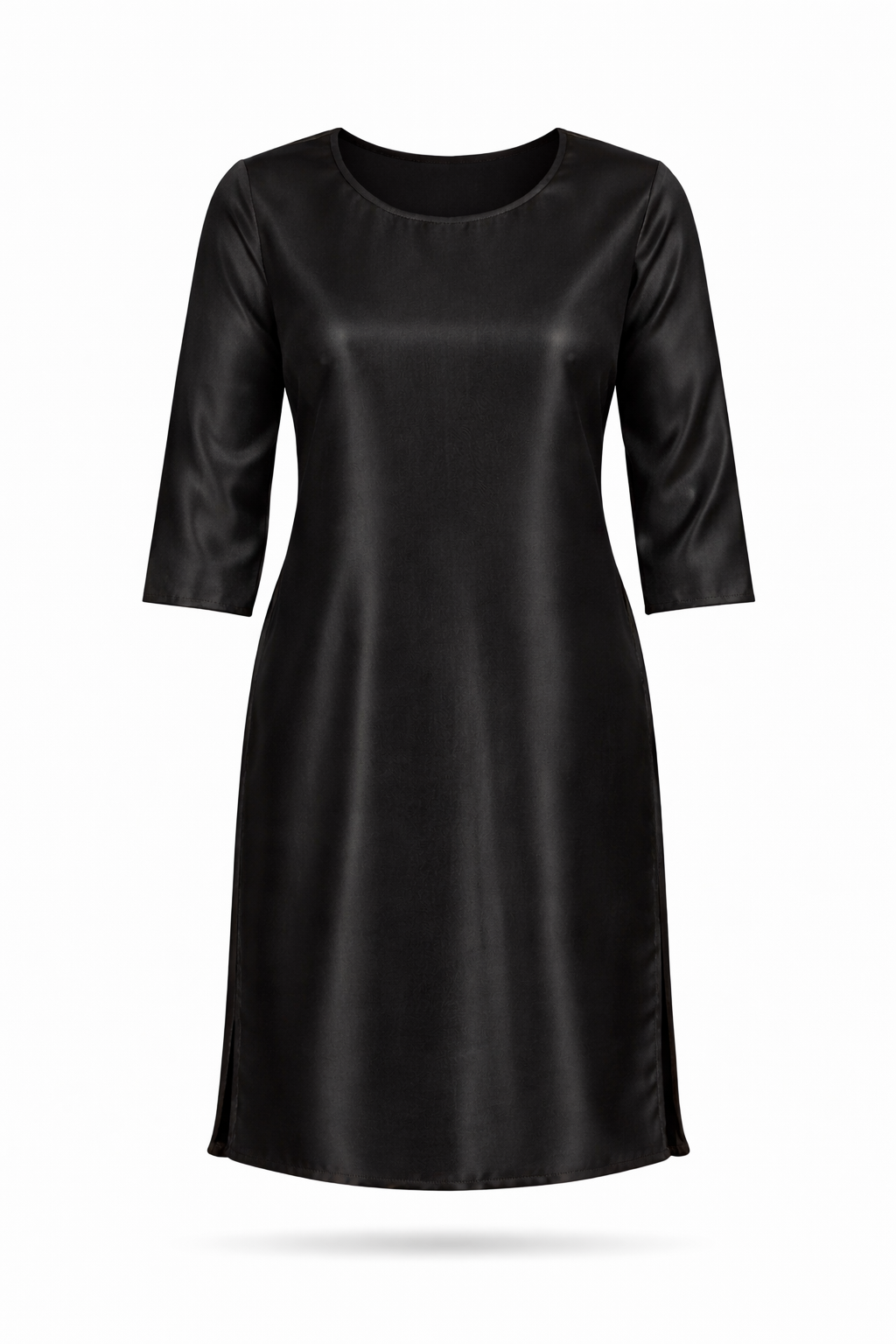 Signature Black Satin Kurti