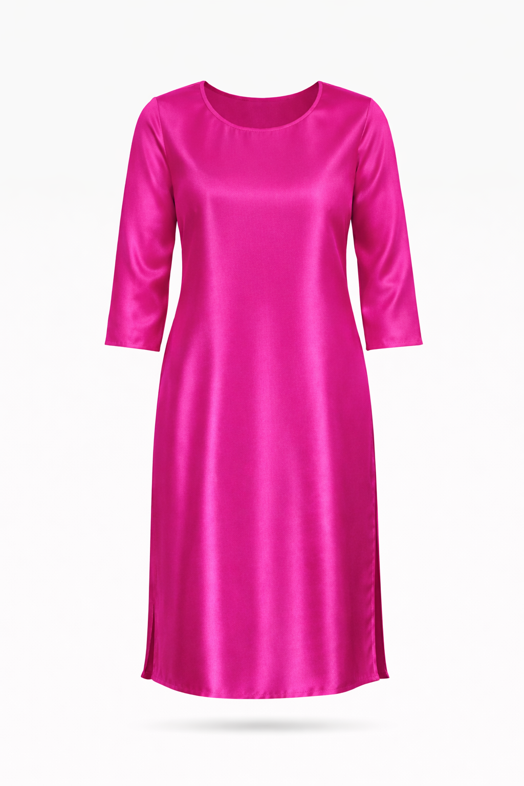 Signature Pink Satin Kurti
